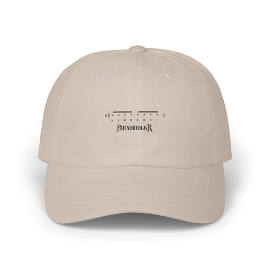 Paradiddler - Classic Dad Cap with Drum Paradiddle Design | Perfect Gift for Musicians