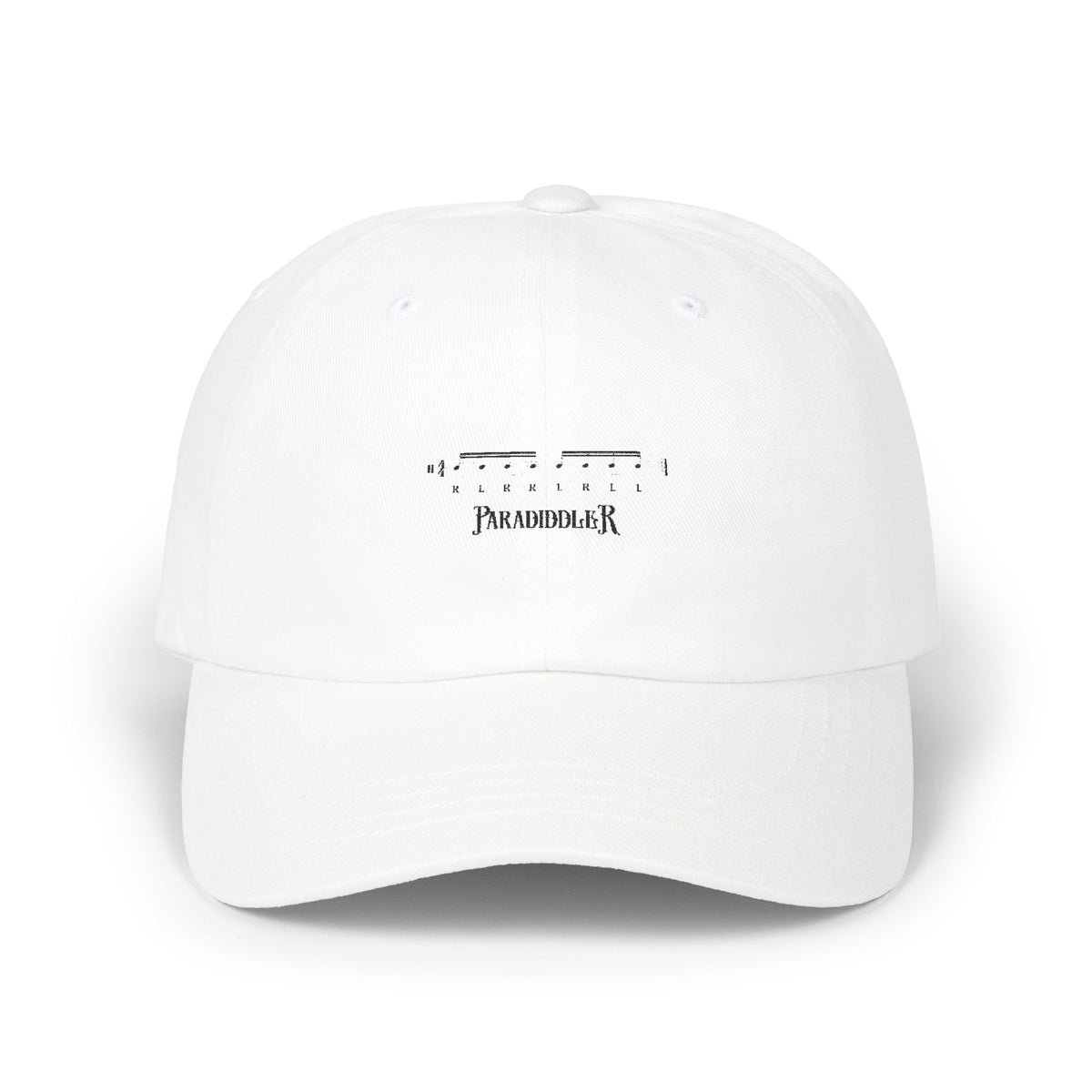 Paradiddler - Classic Dad Cap with Drum Paradiddle Design | Perfect Gift for Musicians