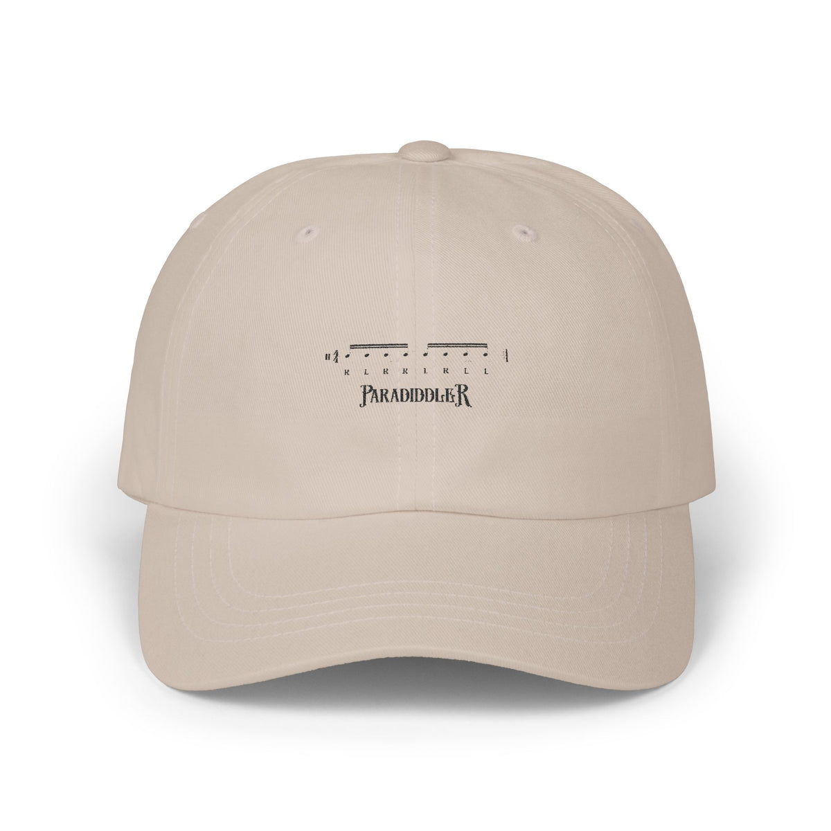 Paradiddler - Classic Dad Cap with Drum Paradiddle Design | Perfect Gift for Musicians