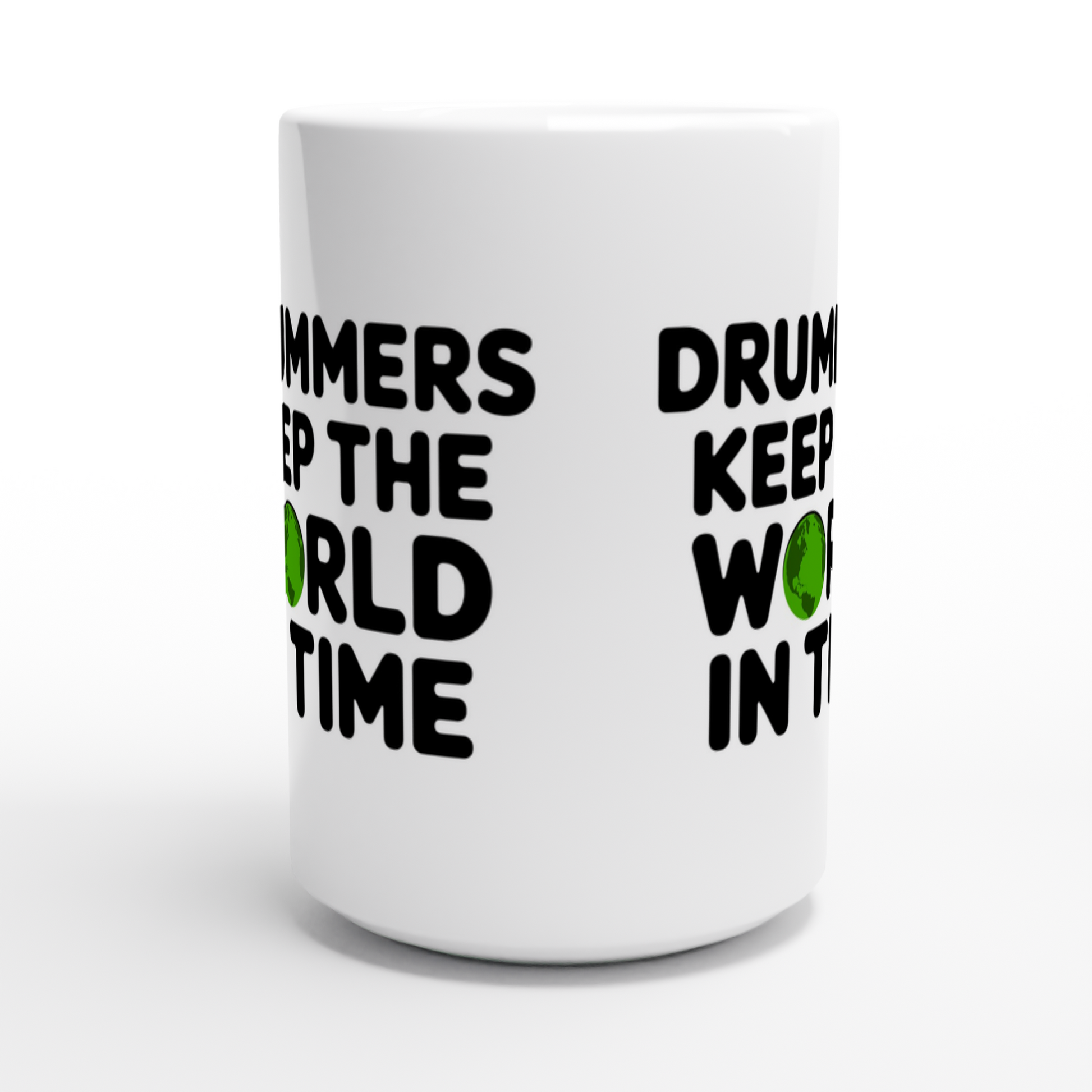 In Time - White 15oz Ceramic Mug