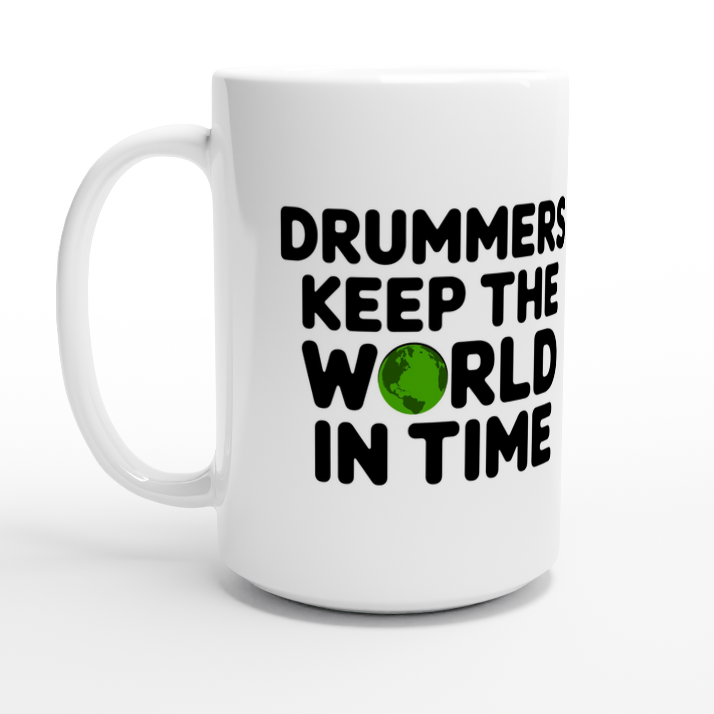 In Time - White 15oz Ceramic Mug